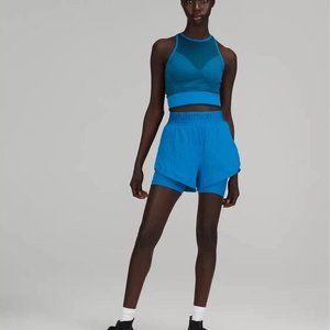 Lululemon Logo Waistband High-Rise Training Shorts